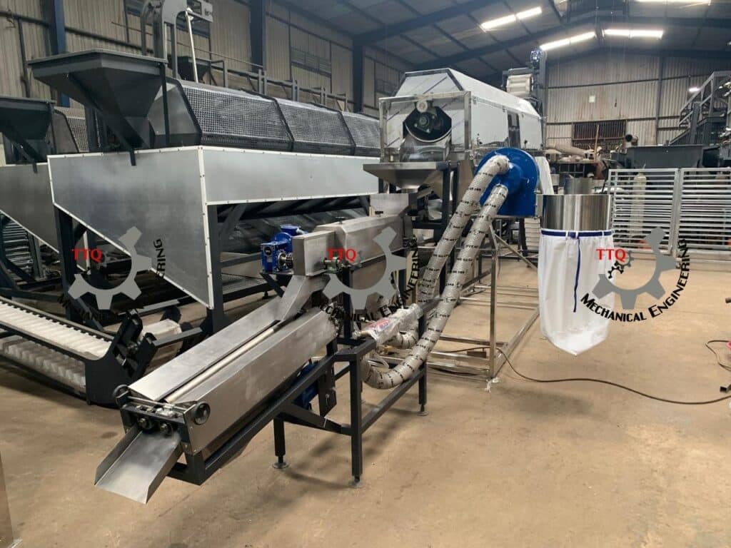 cashew nut peeling machine