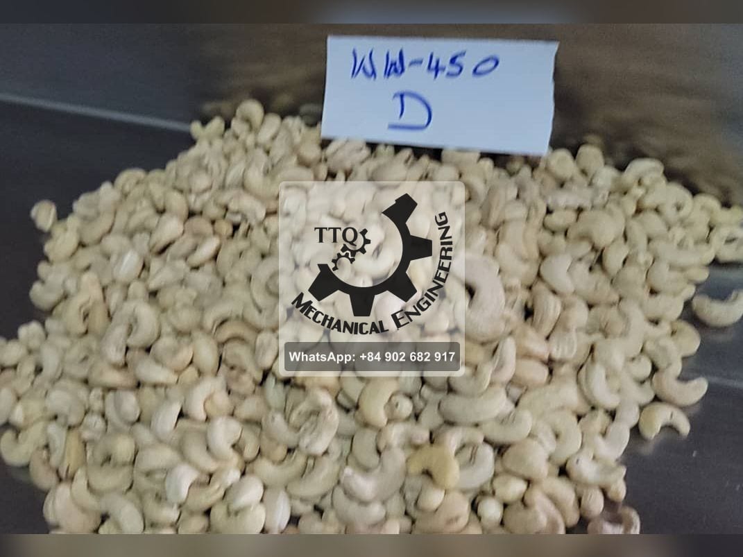 Amostra identificada de amêndoa branca inteira WW450